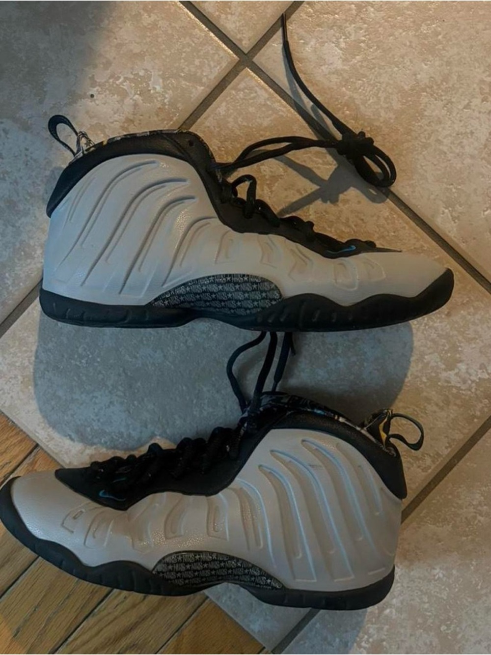 Nike Foamposite One in White and Black